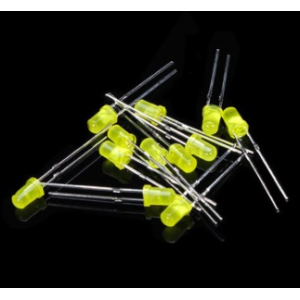 HR0266 5mm  F5 yellow LED 1000pcs